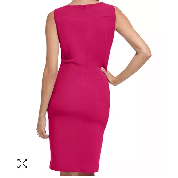 Let your style shine in this starburst sheath dress from Calvin. - Picture 3 of 3